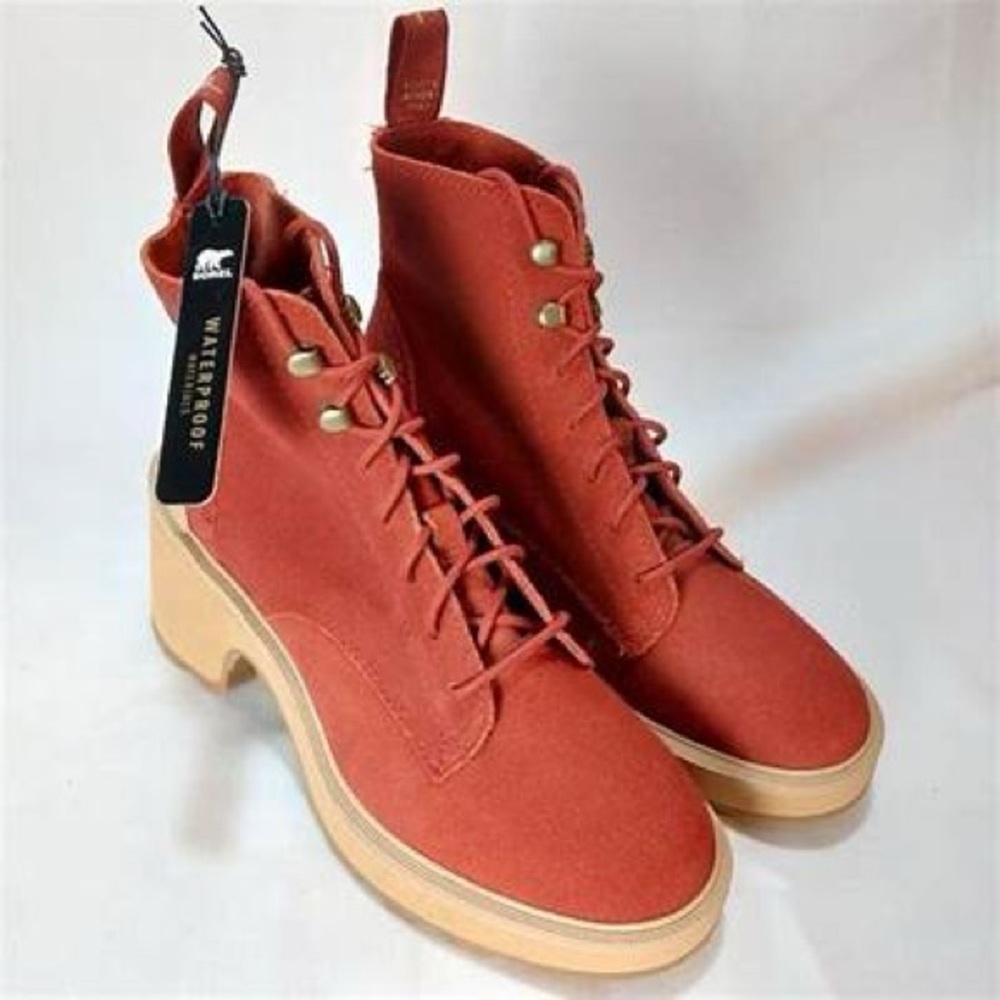 Sorel Women's Red Lace Up Boots